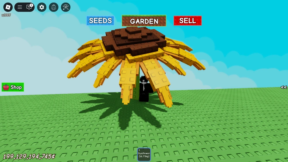 Sunflower Grow a Garden Gameplay