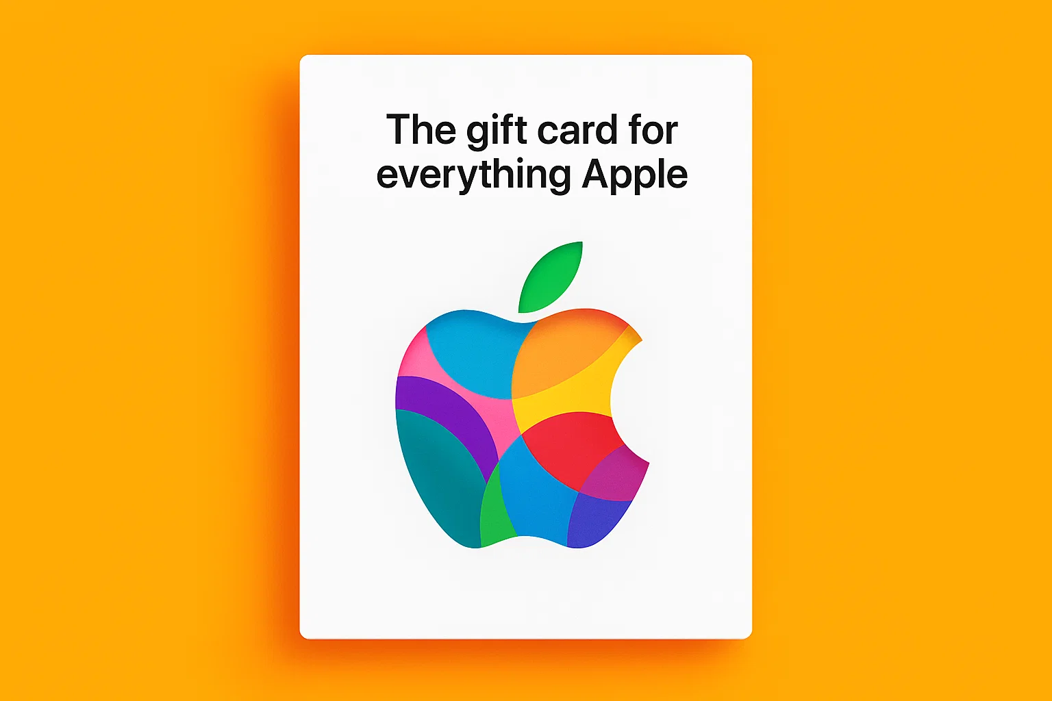 Apple Gift Cards for App Store and hardware purchases