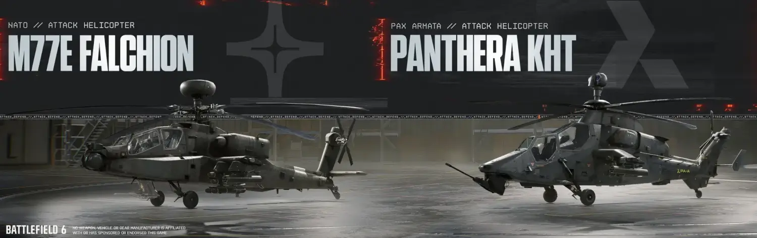 Battlefield 6 attack helicopters
