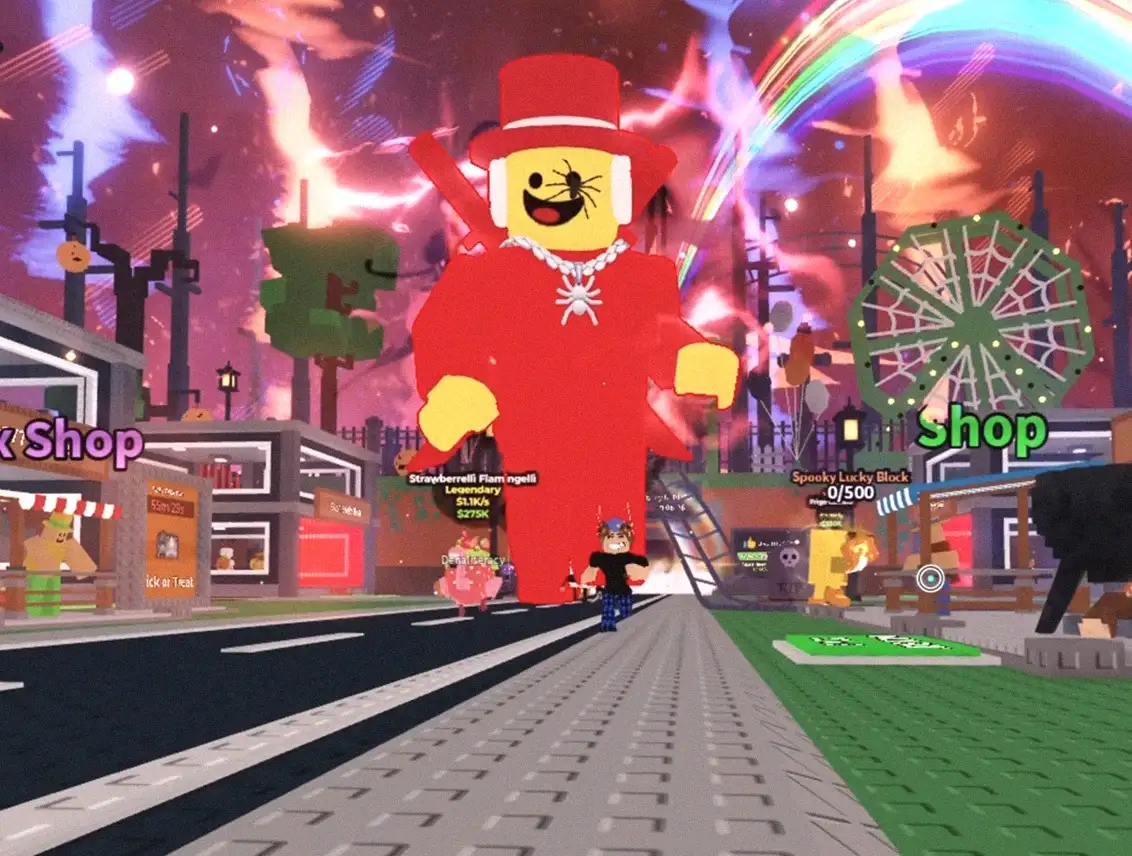 Sammy in Admin Abuse event in Steal a Brainrot Roblox