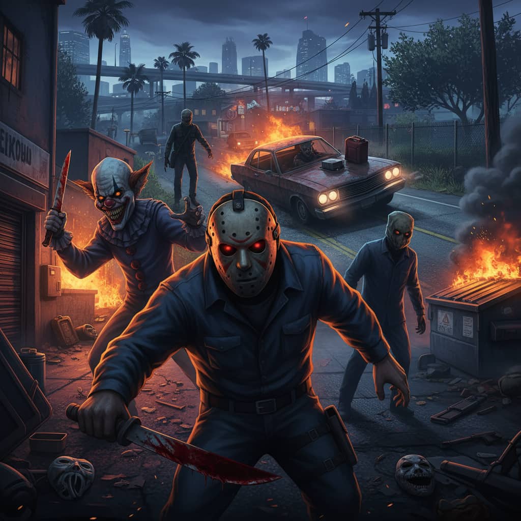 GTA 5 Halloween Slashers: Safe Spawn Locations, Rewards & Combat Tips