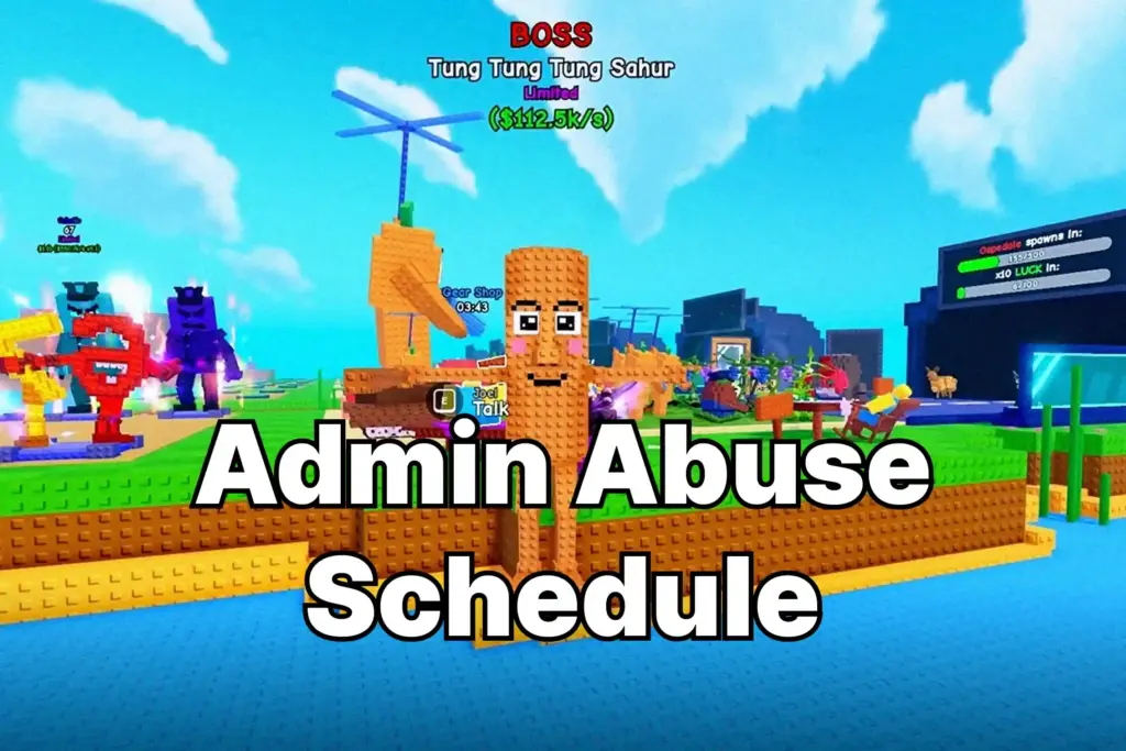 Plants Vs Brainrots Admin Abuse Time: Event Schedule Explained