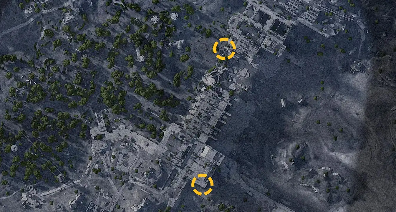 Sentinel turret spawns on Dam Battlegrounds map