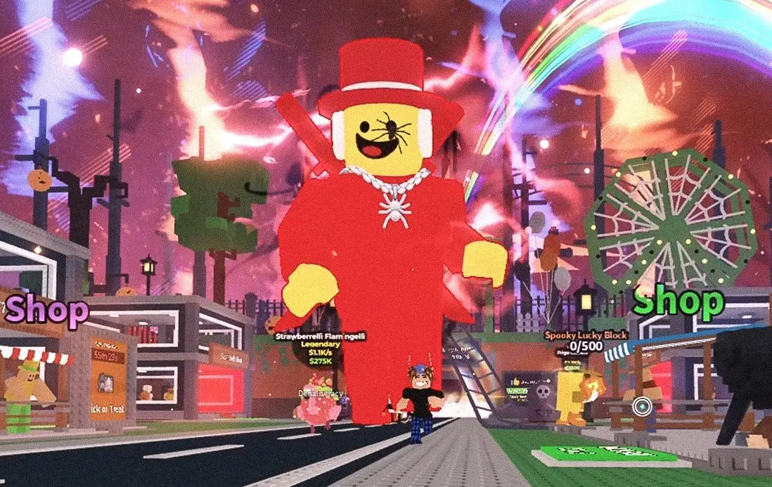 Sammy in Admin Abuse event in Steal a Brainrot Roblox