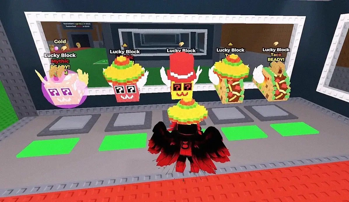 Lucky Blocks during Taco Tuesday in Steal a Brainrot