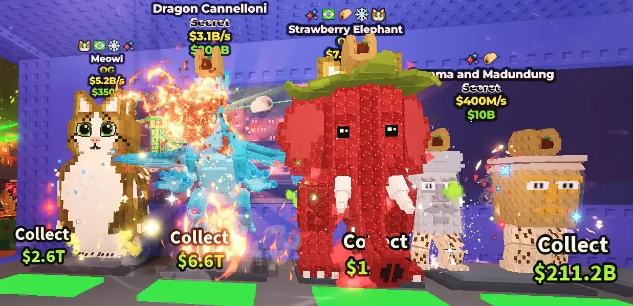 Rare brainrots in Steal a Brainrot sold on the Eldorado marketplace