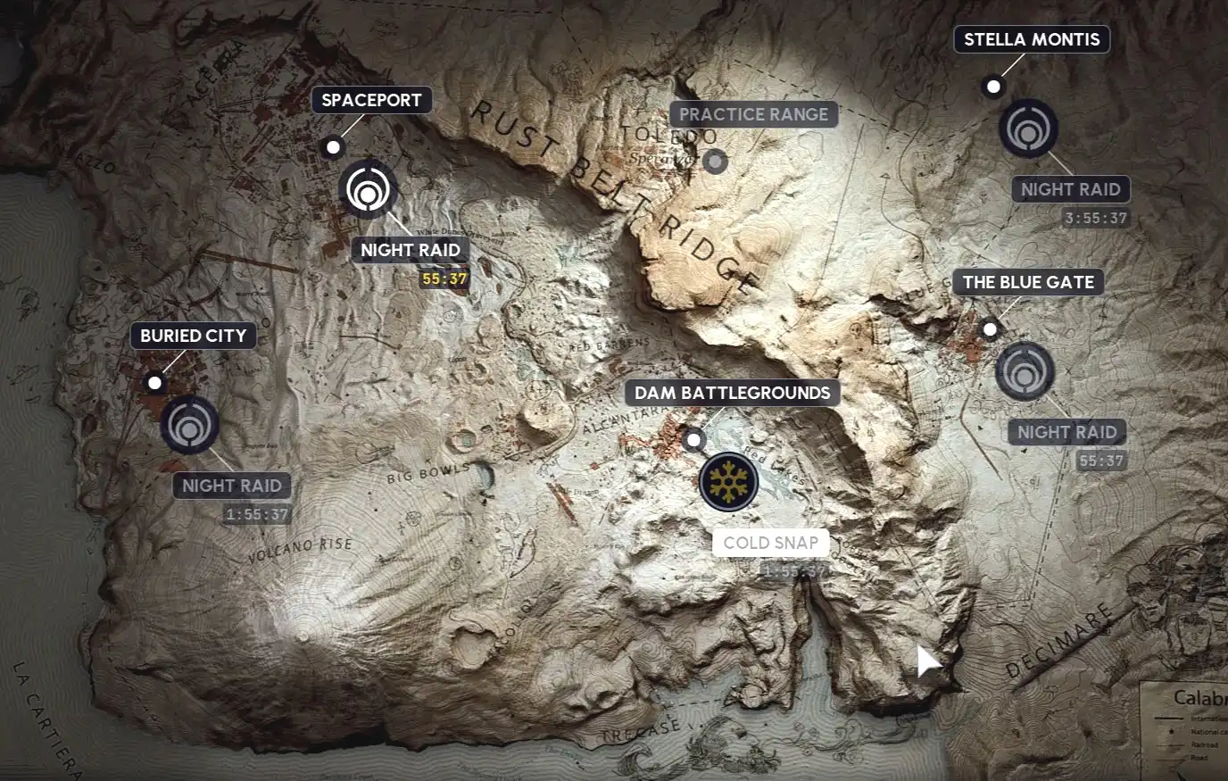 ARC Raiders map