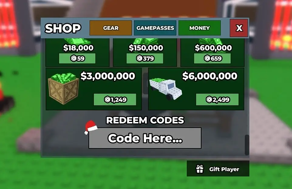 Steal a Brainrot redeem code at the Shop