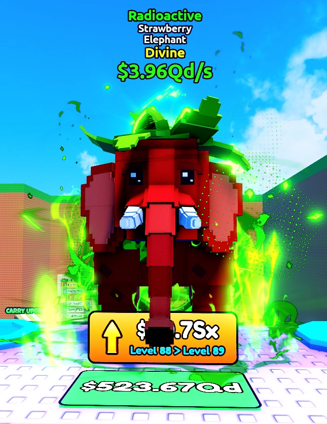 Escape Tsunami for Brainrots Strawberry Elephant