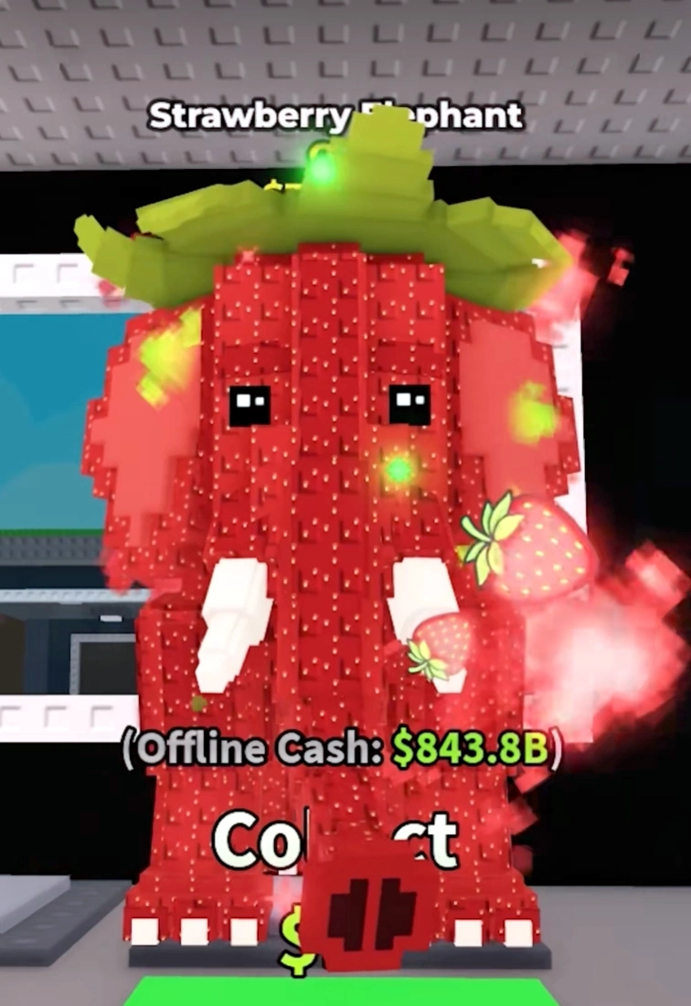 Strawberry Elephant default appearance