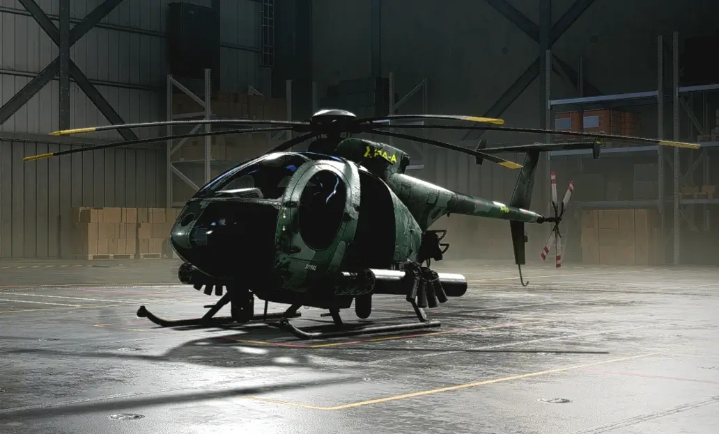 Battlefield 6 Little Bird scout helicopter