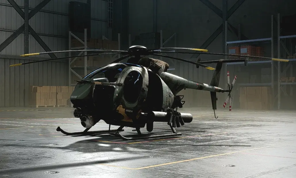 Battlefield 6 Little Bird scout helicopter