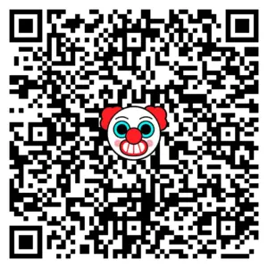 Clown Pin QR code