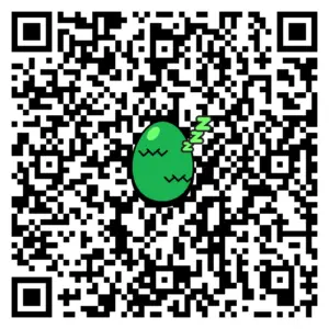Godzilla Egg Pin QR code