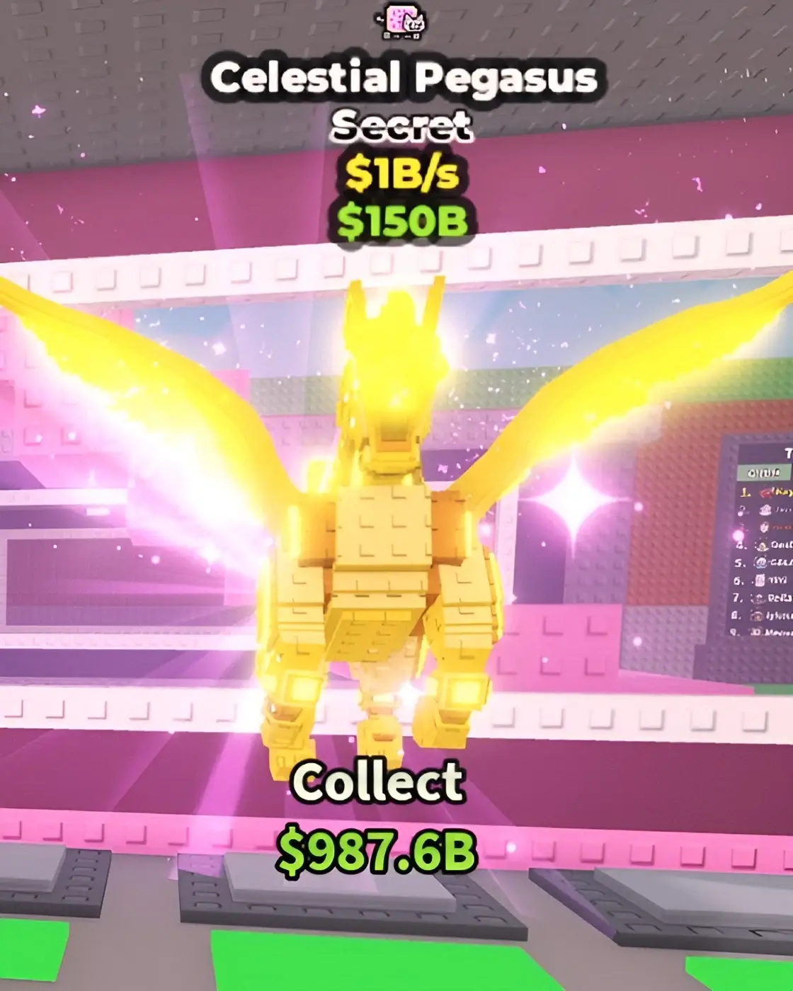 Celestial Pegasus brainrot with Nyan trait