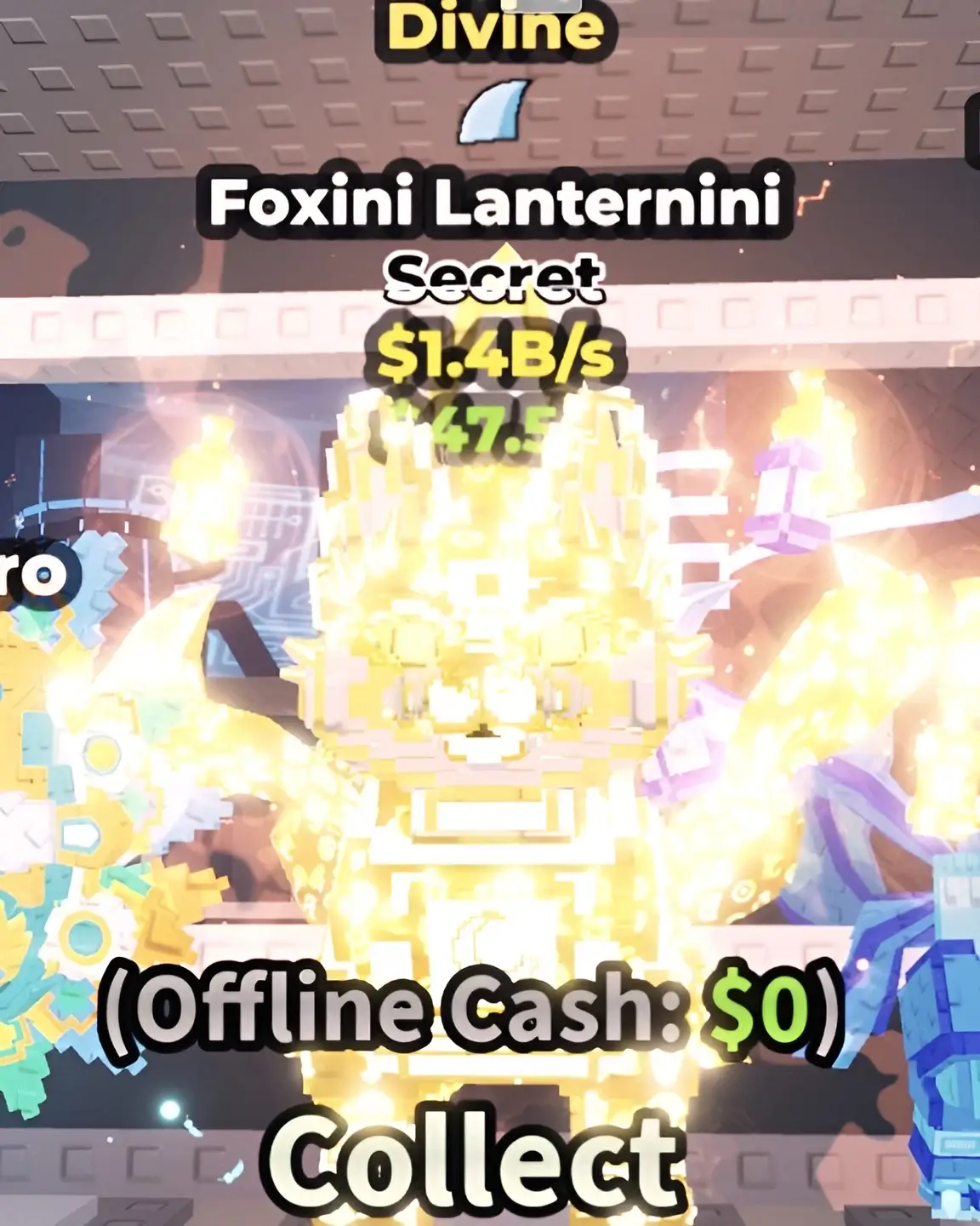 Foxini Lanternini brainrot with shark fin trait