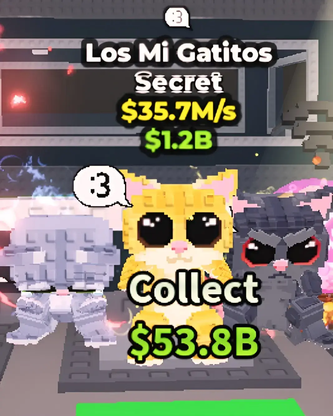 Los mi gatitos brainrot with :3 trait