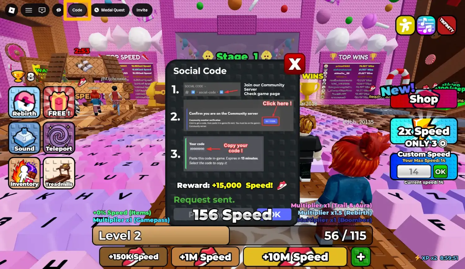 +1 Speed Keyboard Escape redeem codes