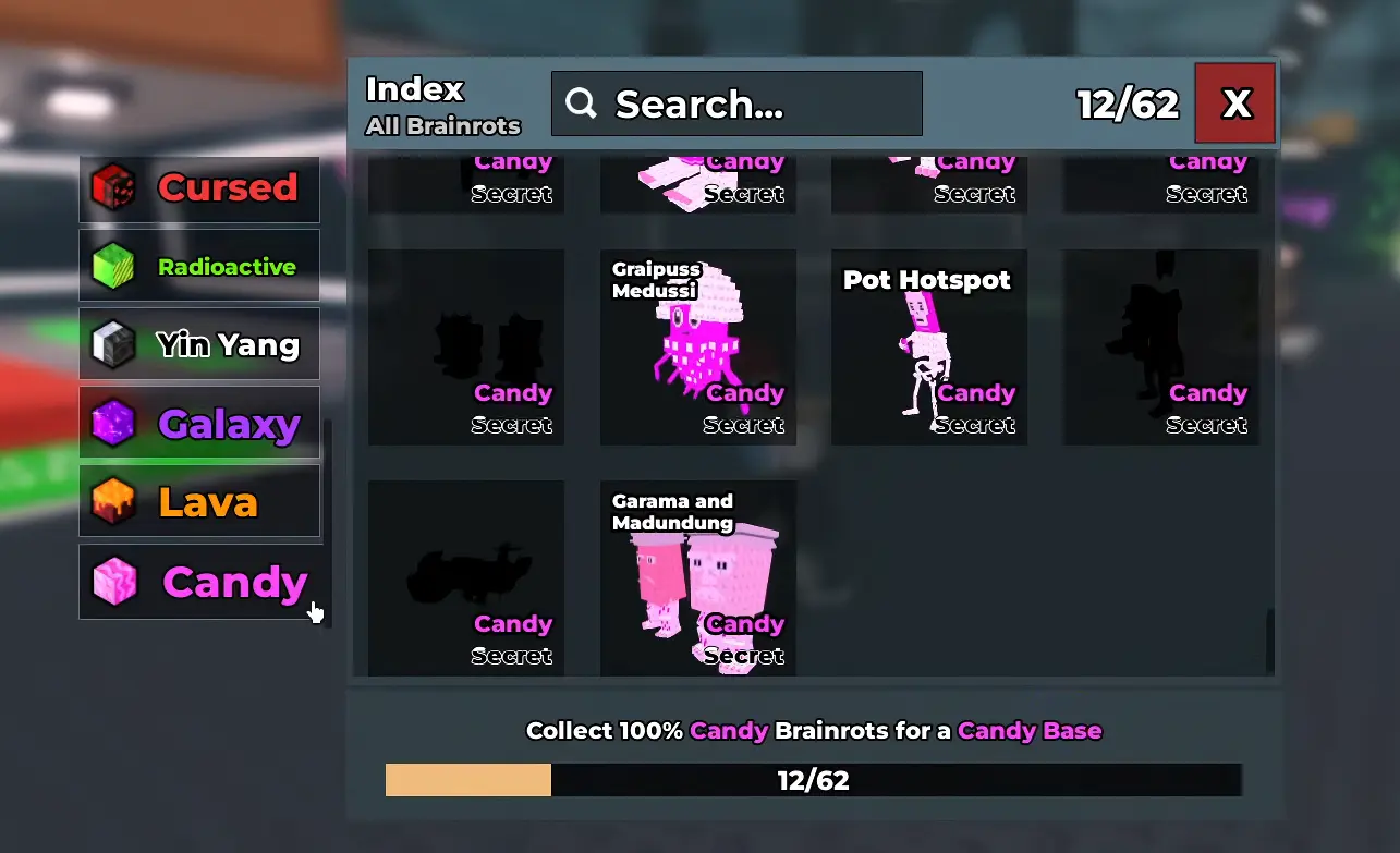 Index page for brainrots