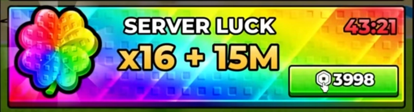Kick a Lucky Block update 7 new max server luck