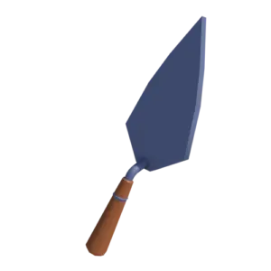 Trowel melee weapon