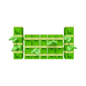 Bamboo Fence prop in Grow a Garden 2
