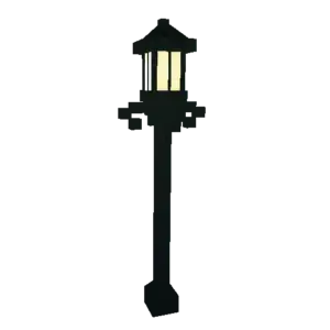 Black Street Lamp prop in GAG2