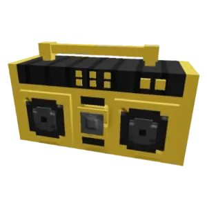 Boombox prop in Grow a Garden 2