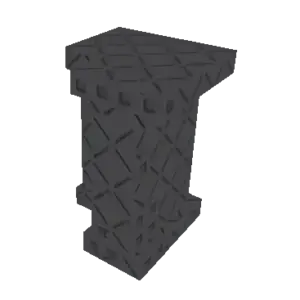 Cobblestone Wall Corner prop in GAG2