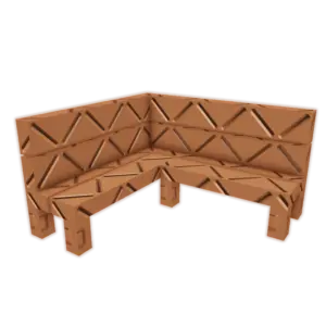 Corner Bench prop in Grow a Garden 2