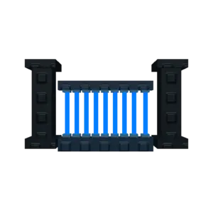 Futuristic Fence prop in Grow a Garden 2