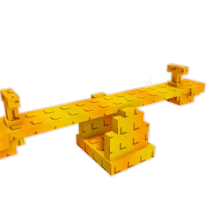 Gold Seesaw prop in Grow a Garden 2