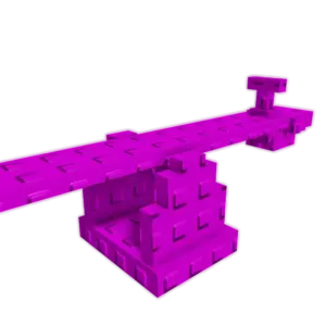 Rainbow Seesaw prop in Grow a Garden 2