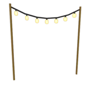 Rope lights prop in Grow a Garden 2