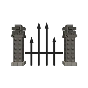 Spike Fence prop in Grow a Garden 2