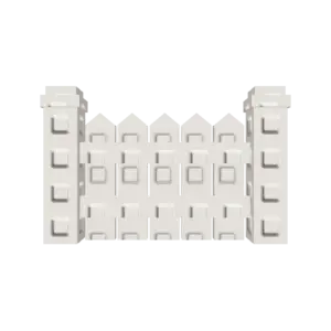 White Fence prop in Grow a Garden 2