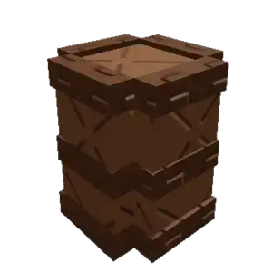Wood Barrel prop in GAG2