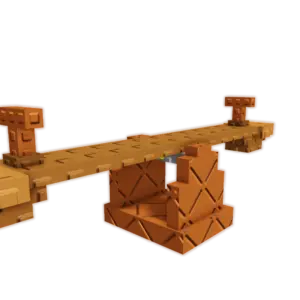 Wood Seesaw prop in Grow a Garden 2