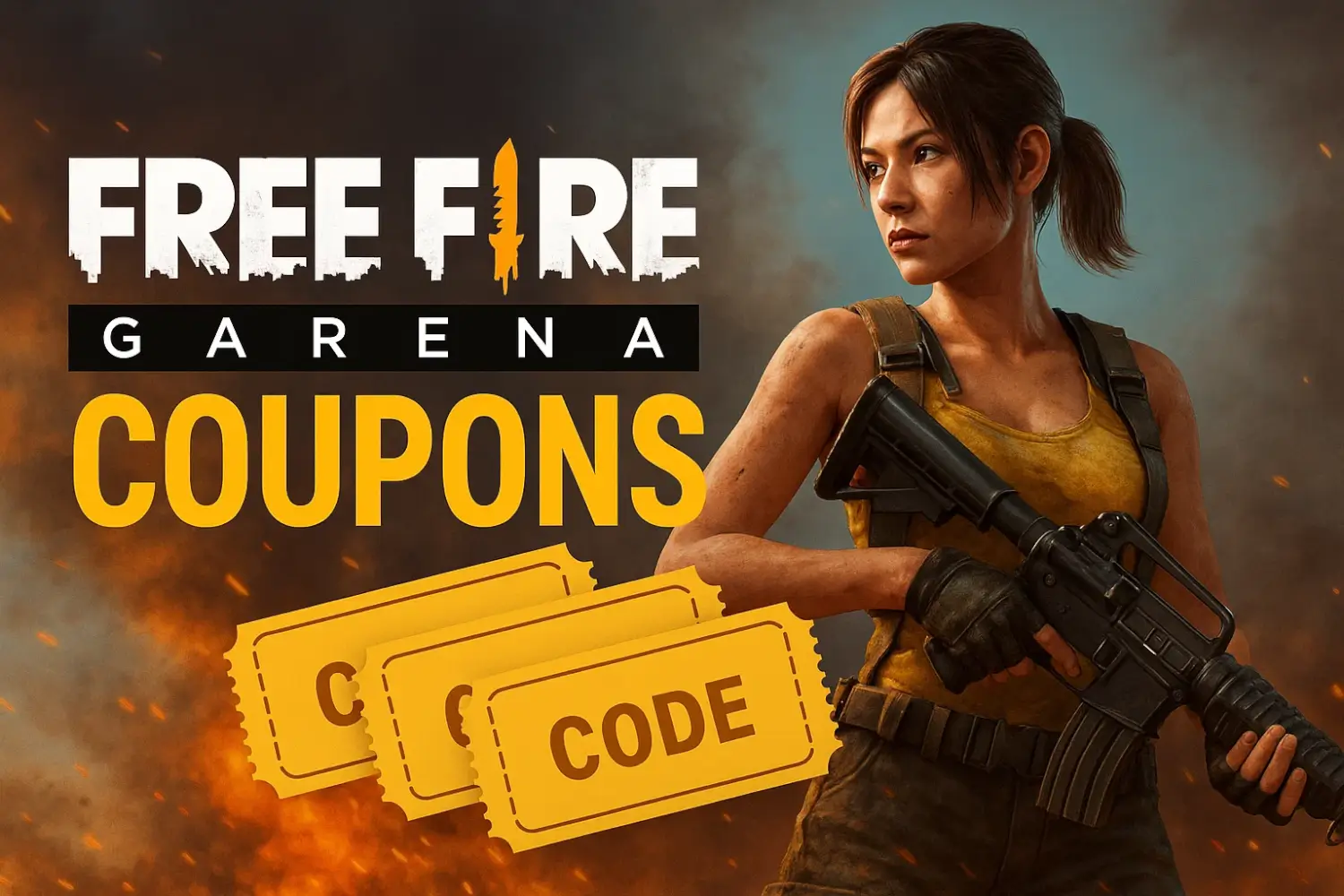 Free Fire Garena Redeem Codes (2026 August)