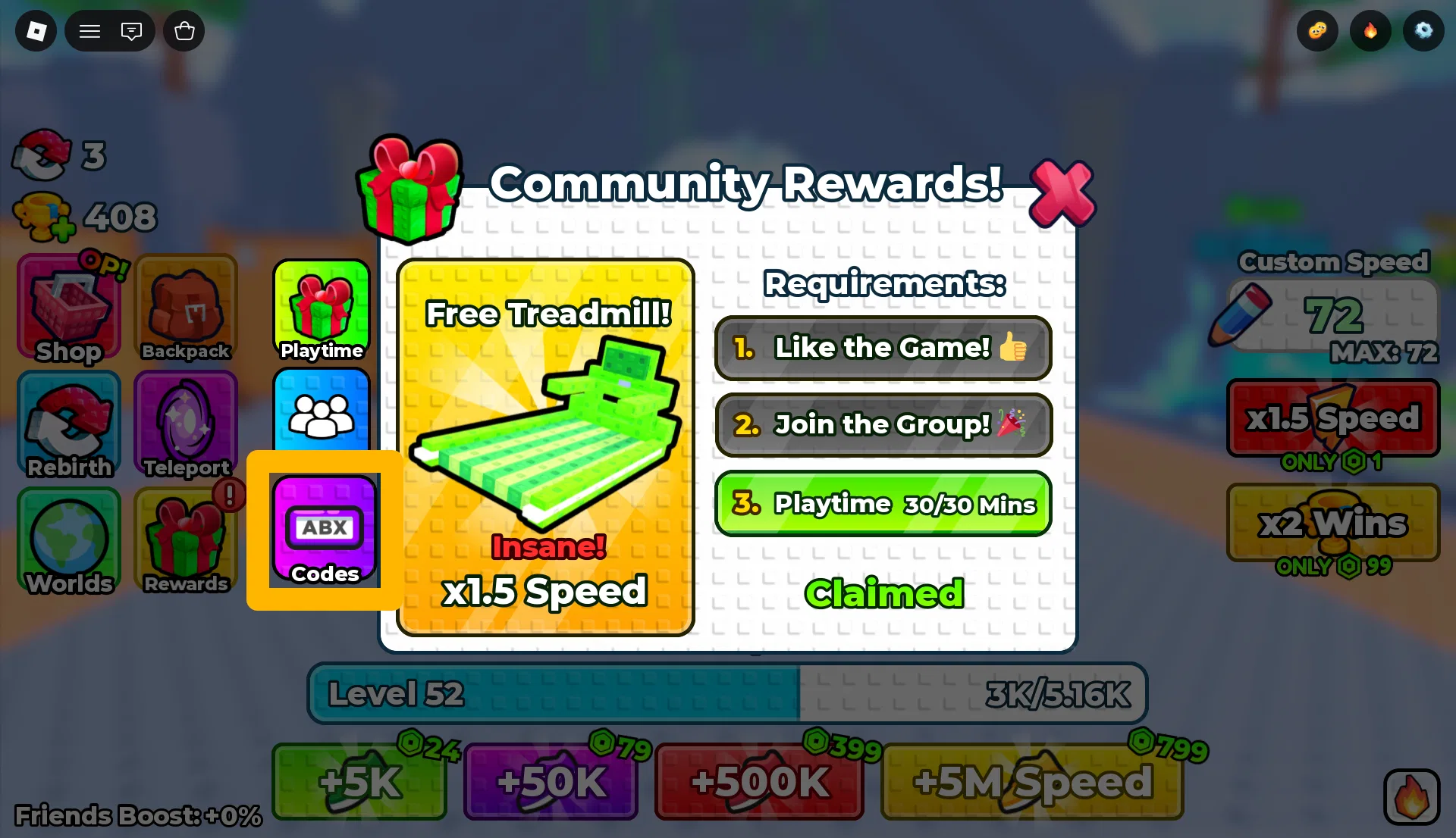 +1 Speed Monkey Escape code redeem 2