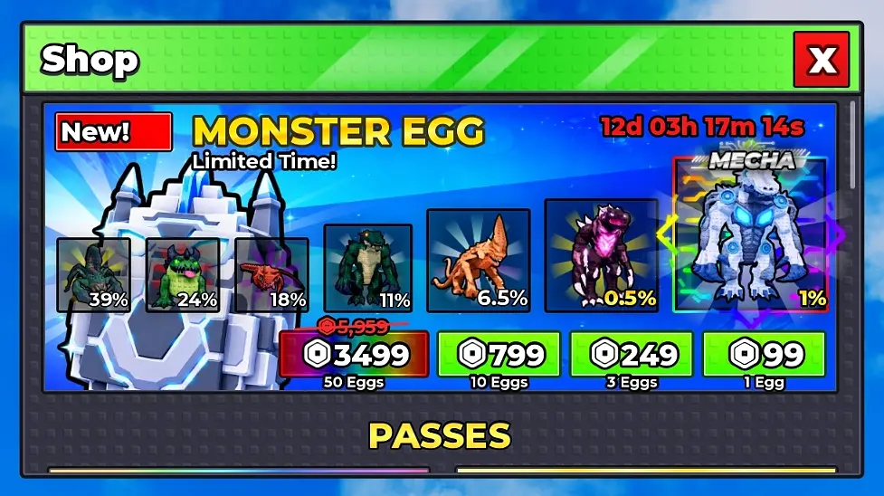 Steal an Egg Monster Egg