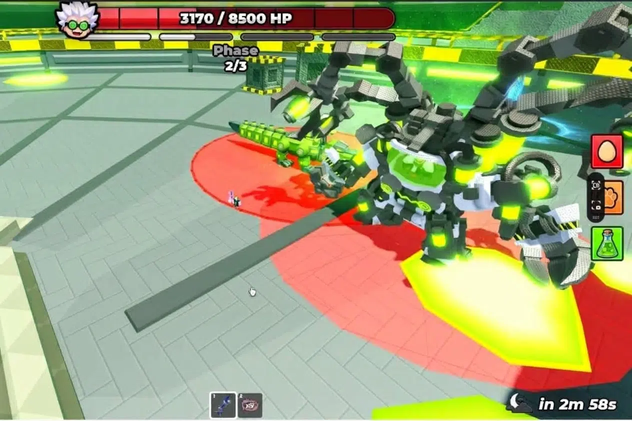 Dr Sramble and Mecha Chompa