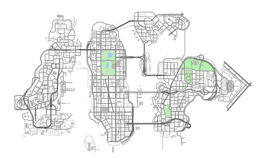 GTA 4 map