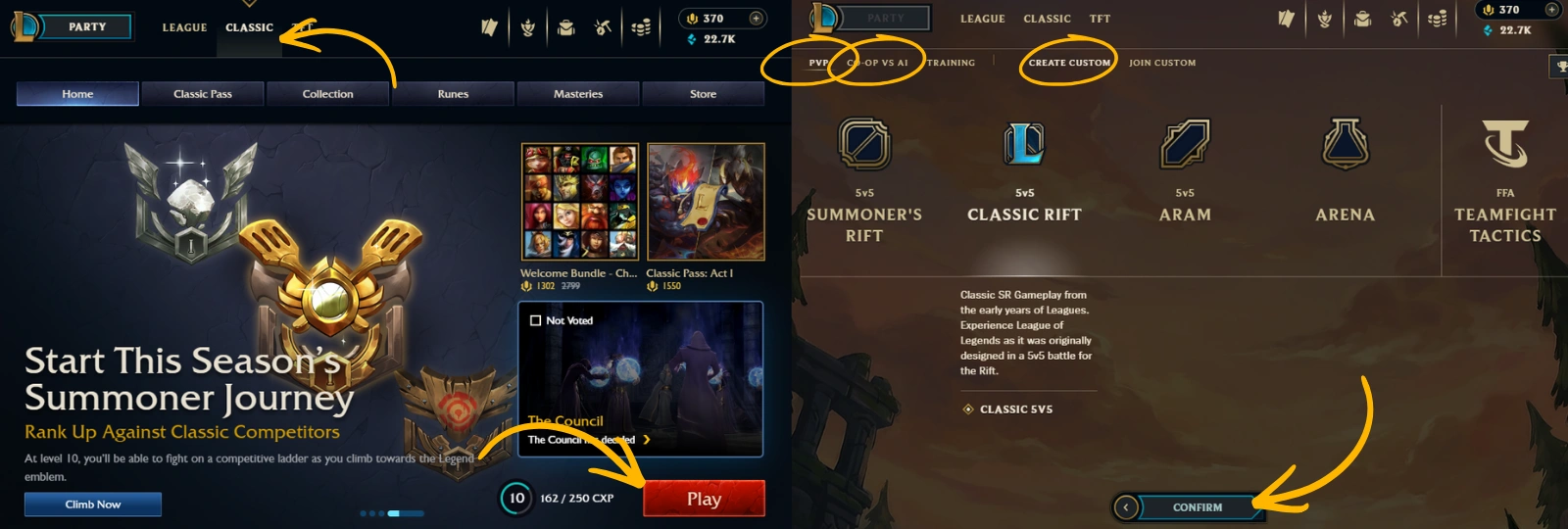 How to play League of Legends Classic