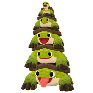 Stacked Turtle pet