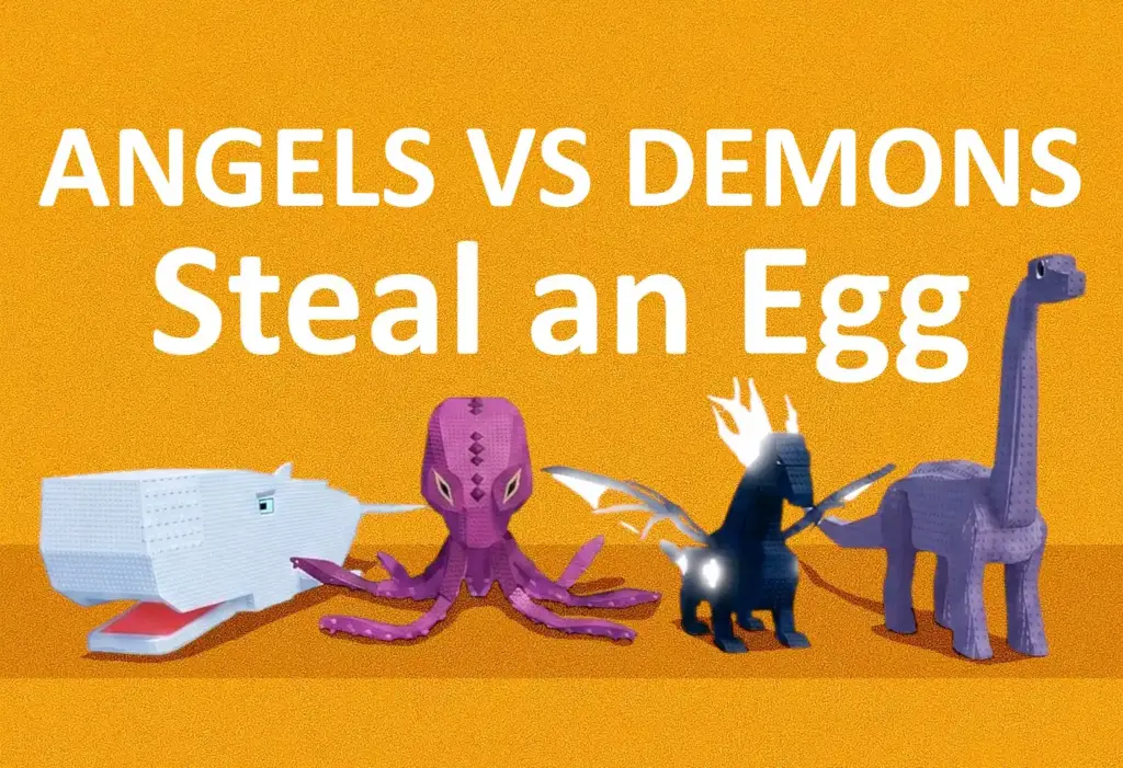 Steal an Egg Angels vs Demons (Update #4): Luminous Egg & Secret Shrine