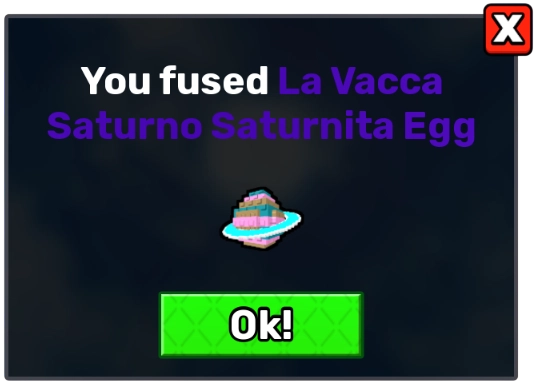 Steal an Egg Fuse Machine finish