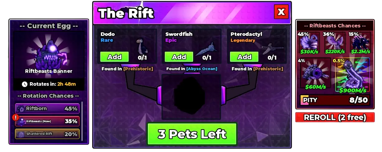 Steal an Egg Rift Machine