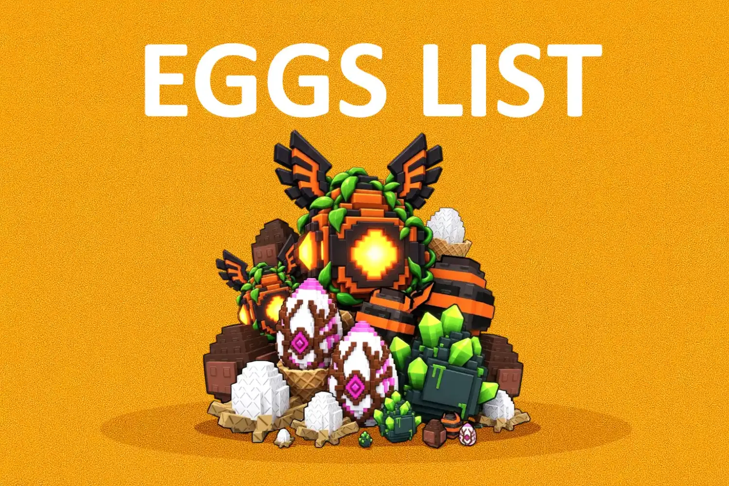 Steal an Egg all eggs