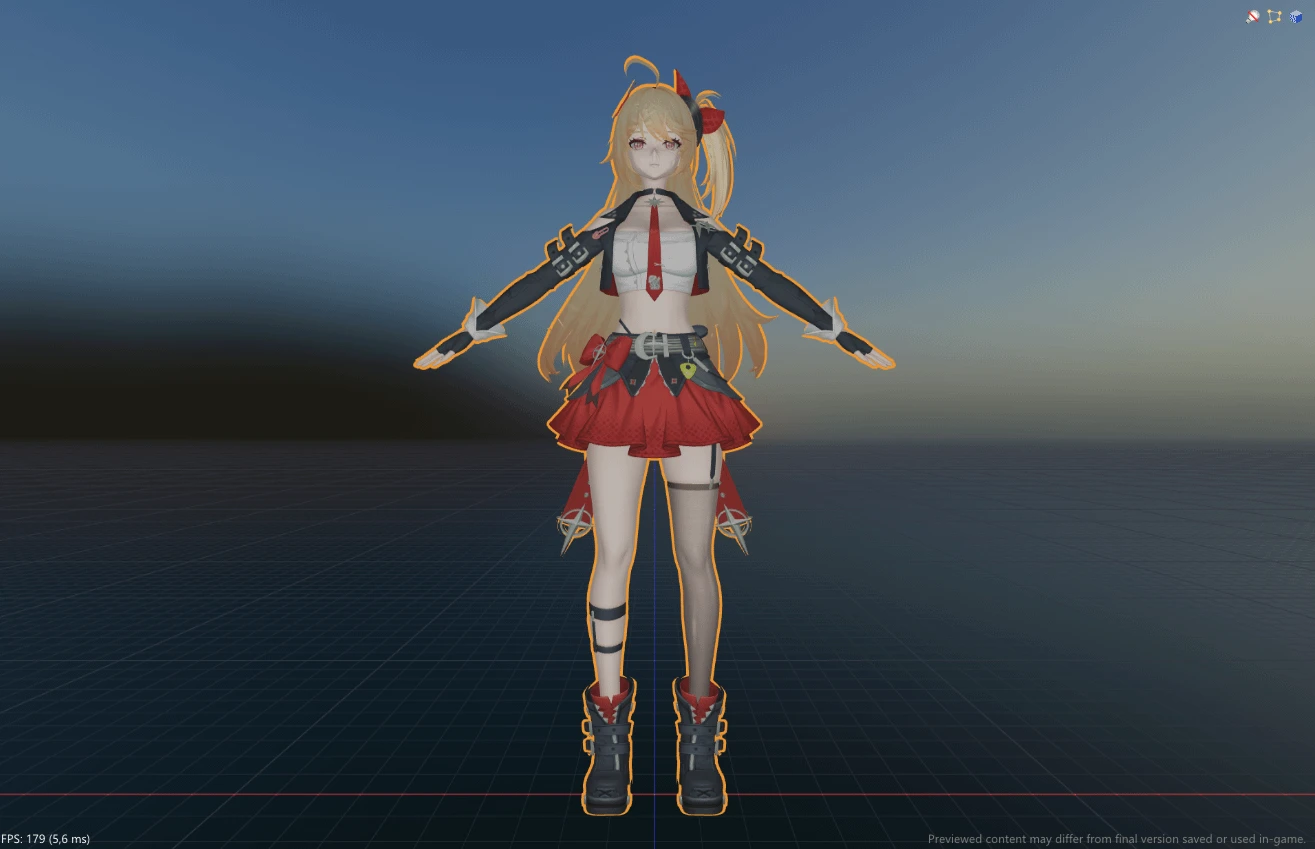 NTE 明音凛のモデルとして2026年6月に共有されたリーク画像